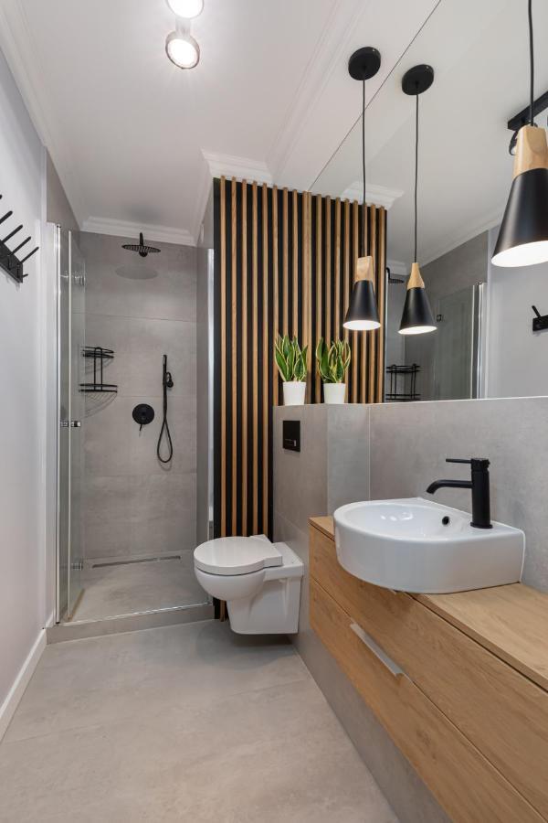 Stylowy Apartament Z Pieknym Widokiem Na Miasto Varşovia Exterior foto