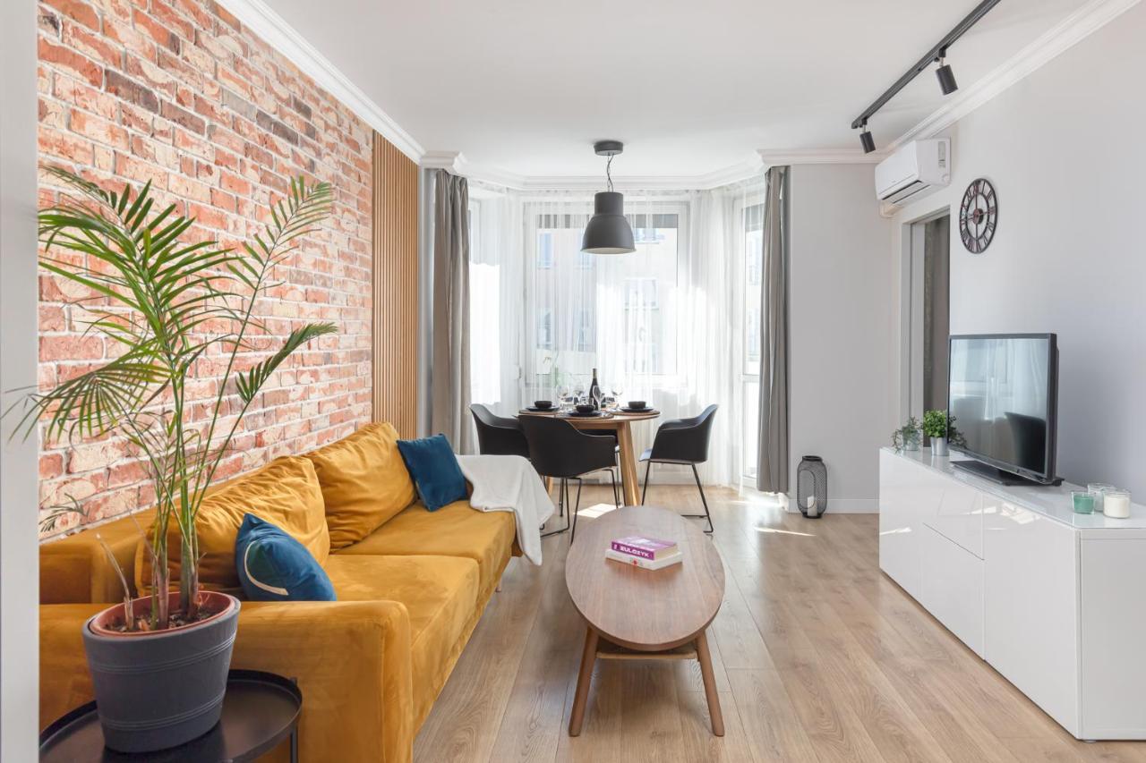 Stylowy Apartament Z Pieknym Widokiem Na Miasto Varşovia Exterior foto
