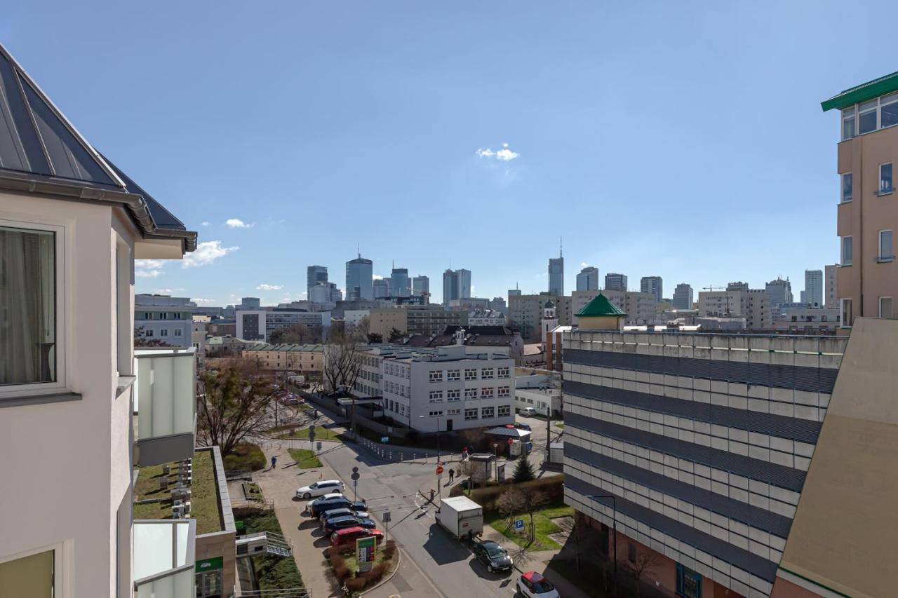Stylowy Apartament Z Pieknym Widokiem Na Miasto Varşovia Exterior foto