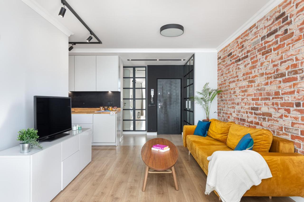 Stylowy Apartament Z Pieknym Widokiem Na Miasto Varşovia Exterior foto